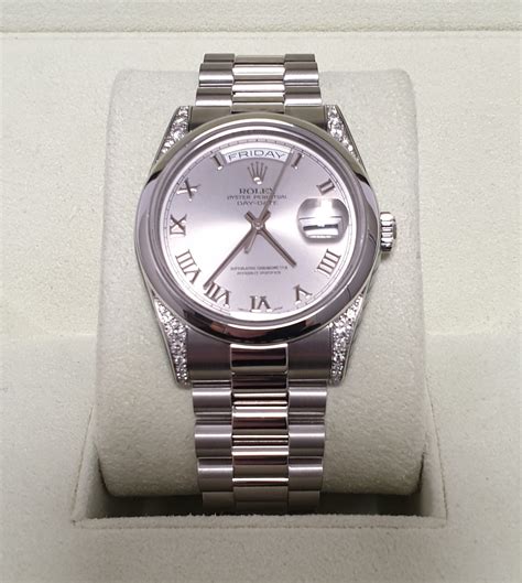 rolex day date silber weiß|rolex day date 36mm.